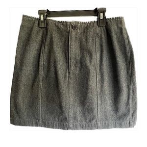 Gap dark grey denim skirt size 8.